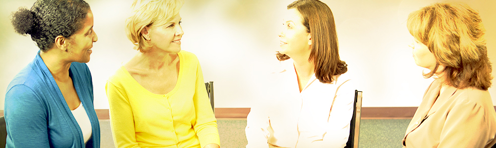 Conversation at a scleroderma support and self-help group meeting